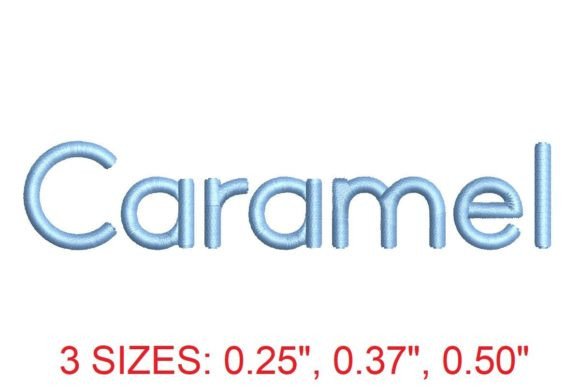 Caramel Embroidery Font: Elegant Script for Your Projects
