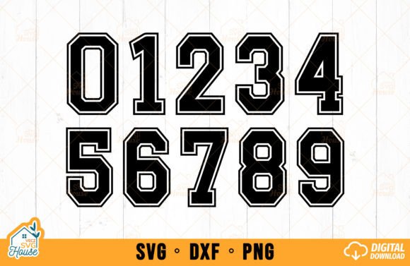 Dynamic Sports Jersey Numbers for Your Designs