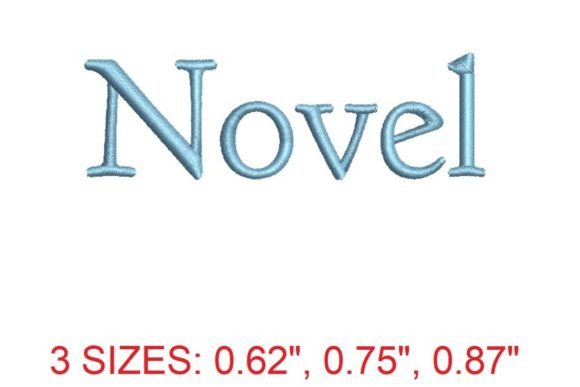 Novel Embroidery Font: Elevate Your Stitching with Elegant Detail